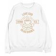 Love God Drink Tea Read Books Lovers Vintage Christian Unisex Sweatshirt Love God Drink Tea Read Books Lovers Vintage Christian Unisex Sweatshirt