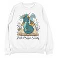 Magical Book Dragon Fantasy Reading Enthusiast Art Unisex Sweatshirt
