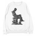 Men Pixel Art Geometric Book Human Drawing Graphic Men Unisex Sweatshirt