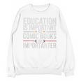 Who Needs Education Comic Books Are Importanter Premium Tri-Blend Unisex Sweatshirt
