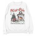 North Pole Book Club Book Lover Bookish Bookworm Christmas Unisex Sweatshirt