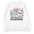Nothing Beats Reading Rock Paper Scissors Book Lover Teacher Unisex Sweatshirt