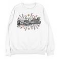Overstimulated – Introvert Floral Saying Unisex Sweatshirt