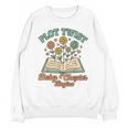 Pregnancy Announcement Book Lover Reveal Pregnant Unisex Sweatshirt