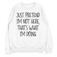 Pretend Introvert Introverted Apparel Unisex Sweatshirt Pretend Introvert Introverted Apparel Unisex Sweatshirt