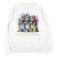 Racoons Trash Reader Book Lover Romantic Novels Premium Unisex Sweatshirt