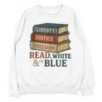 Read Blue Liberty Books July 4th Independence Unisex Sweatshirt