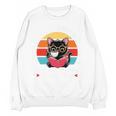 Read Books Drink Coffee Fight Evil Cat Premium Unisex Sweatshirt