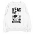 Read More Books Ghost Halloween Reading Teacher Literacy Unisex Sweatshirt Read More Books Ghost Halloween Reading Teacher Literacy Unisex Sweatshirt