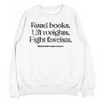 Read Books Lift Weights Fight Fascists Vintage Unisex Sweatshirt Read Books Lift Weights Fight Fascists Vintage Unisex Sweatshirt