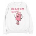 Read 'Em Western Cowgirl Retro Groovy Reading Books Unisex Sweatshirt Read 'Em Western Cowgirl Retro Groovy Reading Books Unisex Sweatshirt