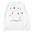 Read Your Heart Out Valentines Day Book And Reading Lovers Unisex Sweatshirt Read Your Heart Out Valentines Day Book And Reading Lovers Unisex Sweatshirt