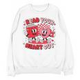 Read Your Heart Out Valentine's Day Retro Teacher Bookish Unisex Sweatshirt Read Your Heart Out Valentine's Day Retro Teacher Bookish Unisex Sweatshirt