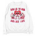 Read Your Heart Out Valentines Day Teachers Book Lovers Unisex Sweatshirt Read Your Heart Out Valentines Day Teachers Book Lovers Unisex Sweatshirt