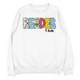 Reader I Am Bookworm Librarian I Heart Read Book Lover Unisex Sweatshirt Reader I Am Bookworm Librarian I Heart Read Book Lover Unisex Sweatshirt