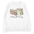 Reading All The Way Christmas Book Lover For Women And Teens Unisex Sweatshirt Reading All The Way Christmas Book Lover For Women And Teens Unisex Sweatshirt