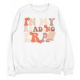 In My Reading Era Groovy Book Lovers Library Reading Women Unisex Sweatshirt In My Reading Era Groovy Book Lovers Library Reading Women Unisex Sweatshirt