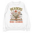 Reading Squad Book Lover Bookish Floral Readers Make Leaders Unisex Sweatshirt Reading Squad Book Lover Bookish Floral Readers Make Leaders Unisex Sweatshirt