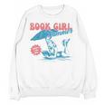 Retro Book Girl Summer Beach Vacation For Book Lover Unisex Sweatshirt Retro Book Girl Summer Beach Vacation For Book Lover Unisex Sweatshirt
