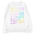 Return To Library Card Book Due Date Bookish Rainbow Reading Unisex Sweatshirt Return To Library Card Book Due Date Bookish Rainbow Reading Unisex Sweatshirt