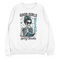 Romance Reader Good Girls Read Spicy Books Halloween Costume Unisex Sweatshirt Romance Reader Good Girls Read Spicy Books Halloween Costume Unisex Sweatshirt