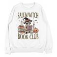Salem Witch Book Club Raccoon Reading Unisex Sweatshirt