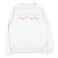School Librarian Valentines Day Daisy Library Book Lover Unisex Sweatshirt