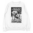 Science Fiction Writer At Work Vintage Book Cover Unisex Sweatshirt