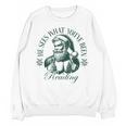 He Sees What You'Ve Been Reading Bookish Christmas Unisex Sweatshirt