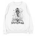 Sexy STFUATTDLAGG Hot Woman Reading Spicy Good Book Love Unisex Sweatshirt