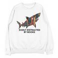Shark Costume Teens Books Nerds Shark Stuffed Animal Sharks Unisex Sweatshirt