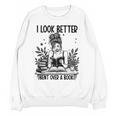 Smutty Spicy Book Smut Reader I Look Better Bent Over A Book Unisex Sweatshirt
