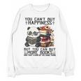 Teacher Bookworm Book Lover Panda Reading Book Librarian Tee Unisex Sweatshirt