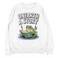 Unearth a Story Frog Reading a Book Summer 2026 Premium Tri-Blend Unisex Sweatshirt Unearth a Story Frog Reading a Book Summer 2026 Premium Tri-Blend Unisex Sweatshirt