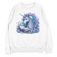 Unicorn Reading For Book Lovers Readers Unisex Sweatshirt