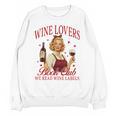 Valentine’s Day Wine Lovers Book Club We Read Wine Labels Unisex Sweatshirt Valentine’s Day Wine Lovers Book Club We Read Wine Labels Unisex Sweatshirt