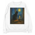 Van Gogh Starry Night Art Cat And Book Lovers Premium Tri-Blend Unisex Sweatshirt Van Gogh Starry Night Art Cat And Book Lovers Premium Tri-Blend Unisex Sweatshirt