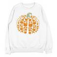 Vintage Book Pumpkin Autumn Fall Librarians Bookworm Teacher Unisex Sweatshirt