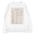 Vintage Library Due Date Card For Book Lovers Librarians Unisex Sweatshirt