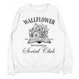 Wallflower Social Club Wildflower Social Club Book Lover Unisex Sweatshirt Wallflower Social Club Wildflower Social Club Book Lover Unisex Sweatshirt