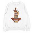 Woman And Books Stack Afro Girl Book Lover Unisex Sweatshirt Woman And Books Stack Afro Girl Book Lover Unisex Sweatshirt