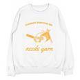 Woman Survives On Books Yarn Knitting Crochet Premium Tri-Blend Unisex Sweatshirt Woman Survives On Books Yarn Knitting Crochet Premium Tri-Blend Unisex Sweatshirt