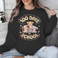 100 Days Of School Cute Puppies And Books Unisex Sweatshirt