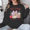 100th Day Of School Teachers 100 Days Of Coffee Chaos Books Unisex Sweatshirt 100th Day Of School Teachers 100 Days Of Coffee Chaos Books Unisex Sweatshirt