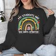 100th Day Of School Teachers Students Women Floral Books Unisex Sweatshirt 100th Day Of School Teachers Students Women Floral Books Unisex Sweatshirt
