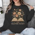 1995 Chapter Thirty Birthday Wildflower Book 30 Year Old Unisex Sweatshirt