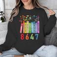 8647 Equal Rights Book Flower Trump Women Rights Feminist Unisex Sweatshirt