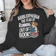 Abibliophobia Dog Book Lover Library Unisex Sweatshirt Abibliophobia Dog Book Lover Library Unisex Sweatshirt