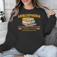 Abibliophobia Perfect For Young Book Lover Bookworm Reader Unisex Sweatshirt