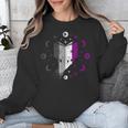 Ace Pride Book With Stars Moons And Magic Hand Unisex Sweatshirt
